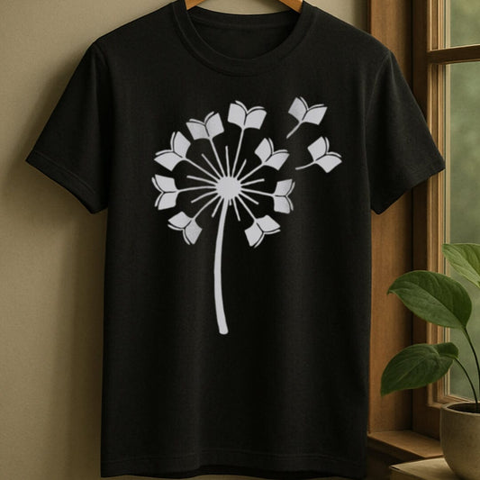 Black / S Dandelion t-shirt