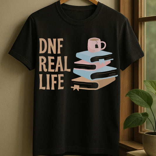 Black / S DNF real life t-shirt