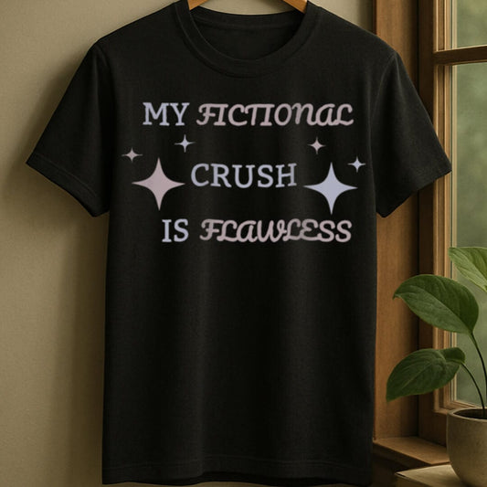 Black / S Fictional crush t-shirt