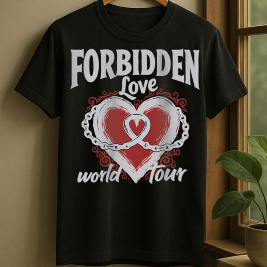Black / S Forbidden love t-shirt