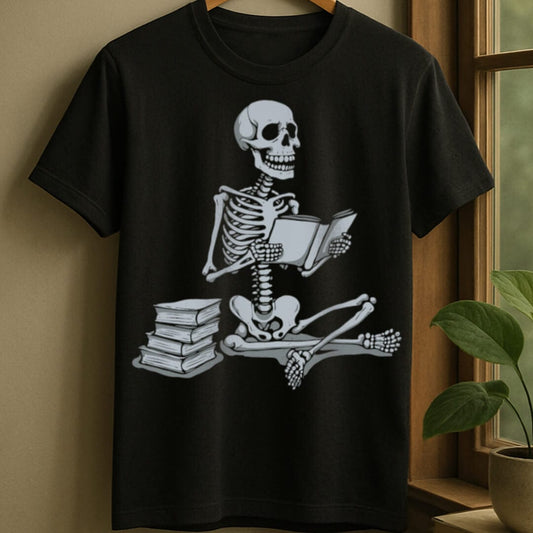 Black / S Grinning scholar t-shirt