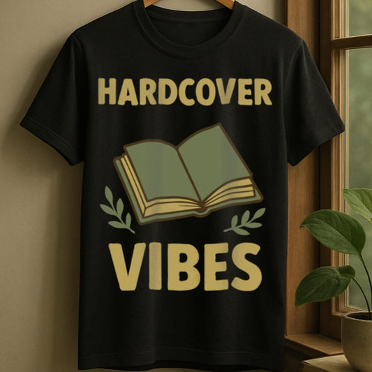 Black / S Hardcover vibes t-shirt