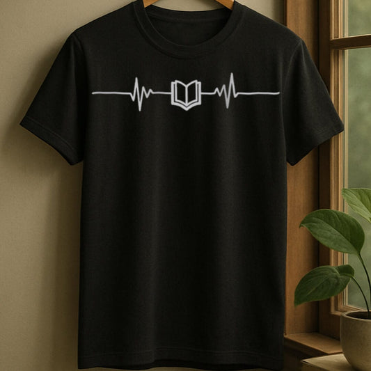 Black / S Heartbeat t-shirt