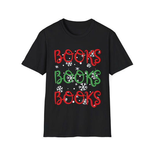 Black / S Merry books t-shirt