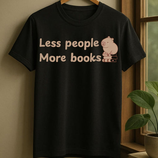 Black / S More books t-shirt