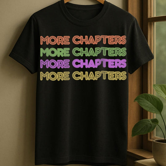 Black / S More chapters t-shirt
