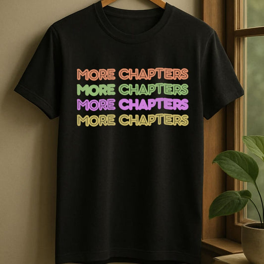 Black / S More chapters t-shirt