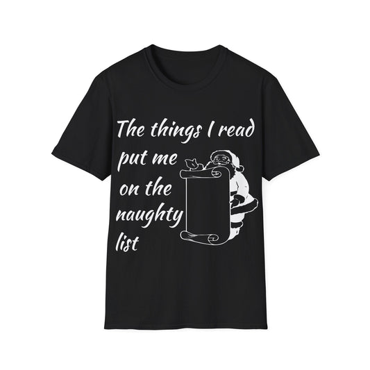 Black / S Naughty list t-shirt