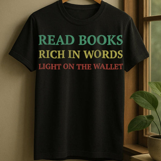 Black / S Read books t-shirt