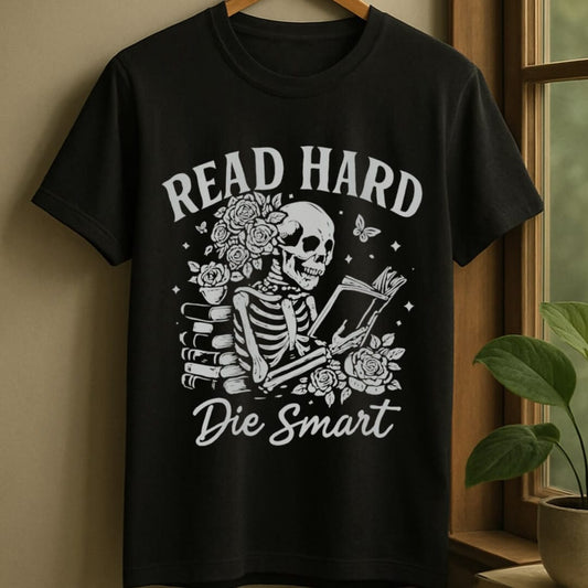 Black / S Read hard t-shirt