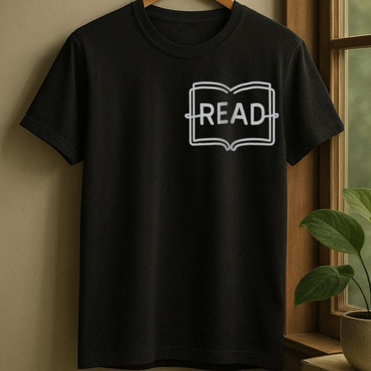 Black / S Read line t-shirt