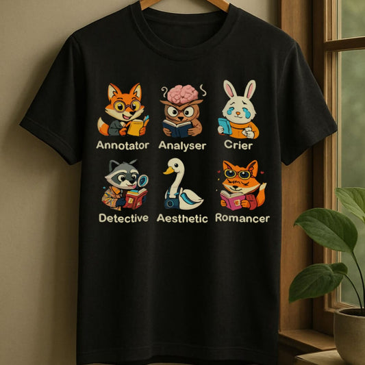 Black / S Reader class t-shirt
