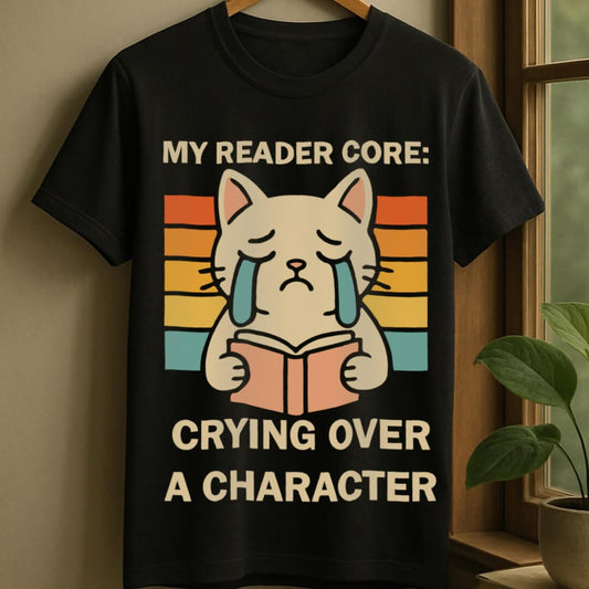 Black / S Reader core t-shirt