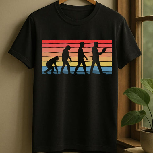 Black / S Reader evolution t-shirt