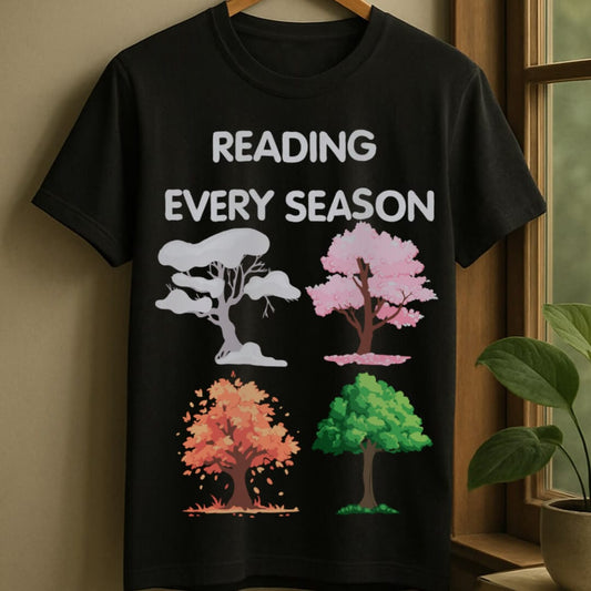 Black / S Reading every season t-shirt