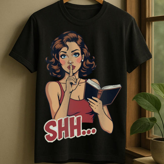 Black / S Shh t-shirt