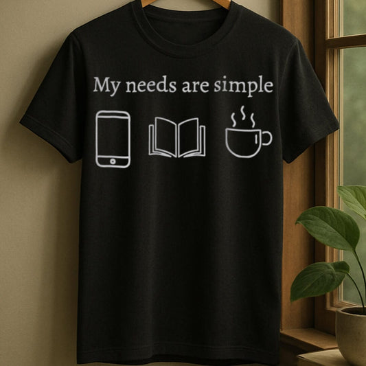 Black / S Simple needs t-shirt