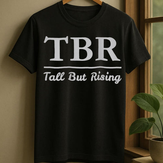 Black / S TBR tall but rising t-shirt