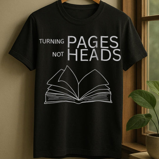 Black / S Turning pages t-shirt