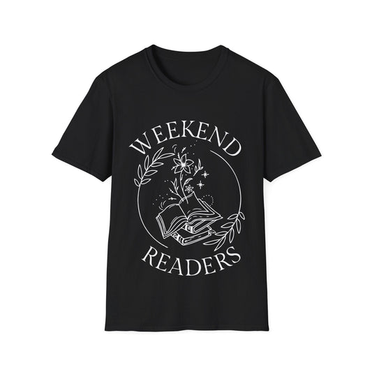 Black / S Weekend reader t-shirt