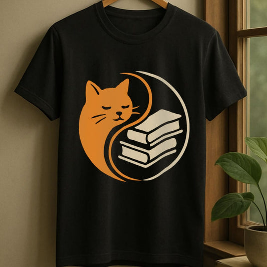 Black / S Yin yang t-shirt