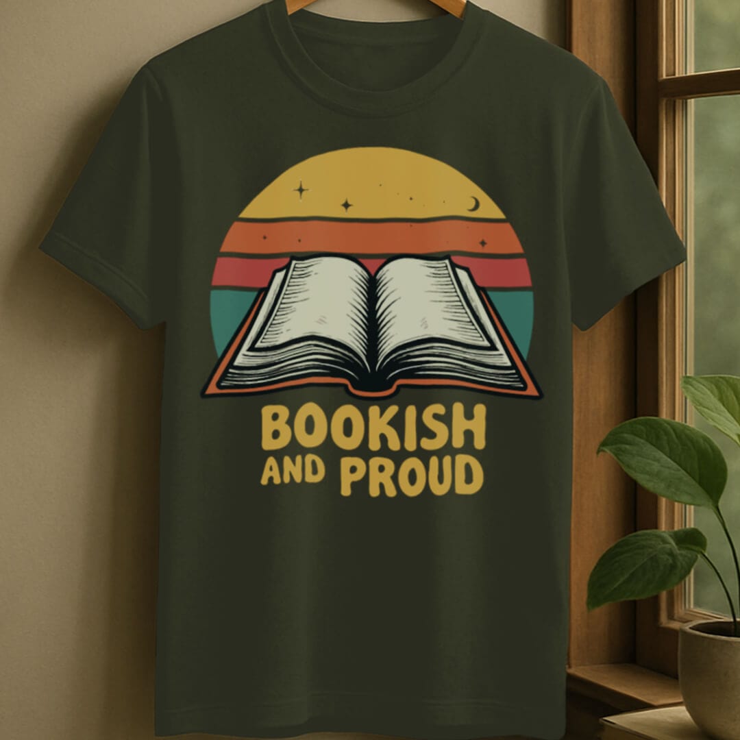 Military Green / S Bookish pride t-shirt
