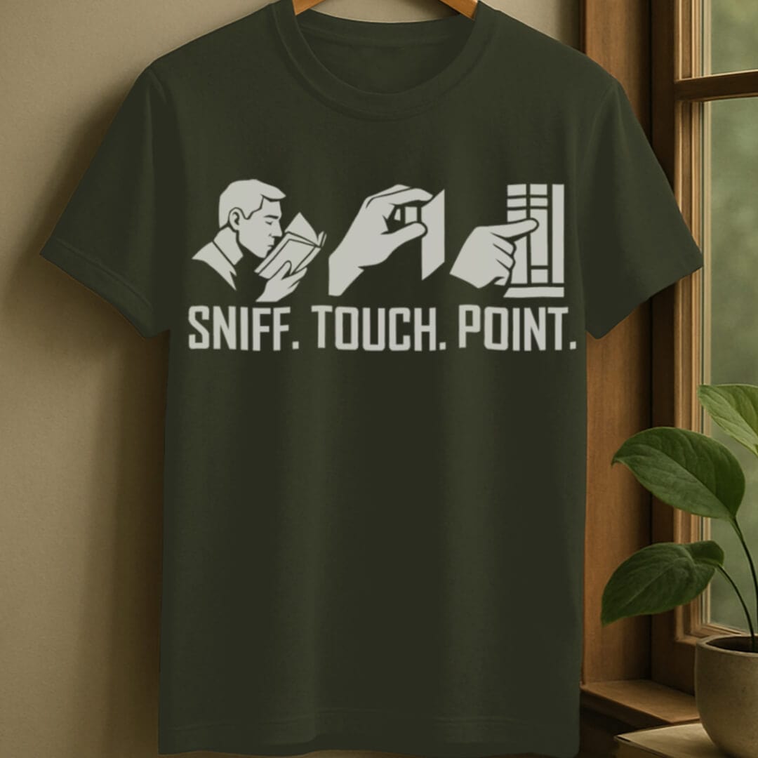 Military Green / S Bookstore rituals t-shirt
