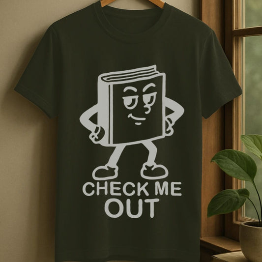Military Green / S Check me out t-shirt