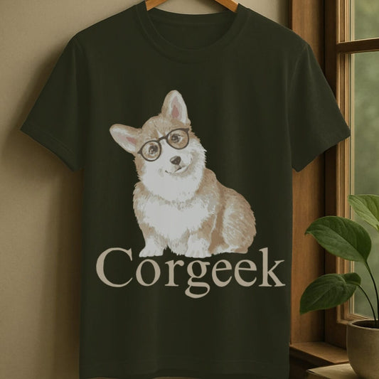 Military Green / S Corgeek t-shirt
