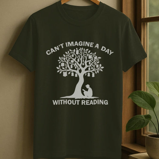 Military Green / S Everyday reading t-shirt