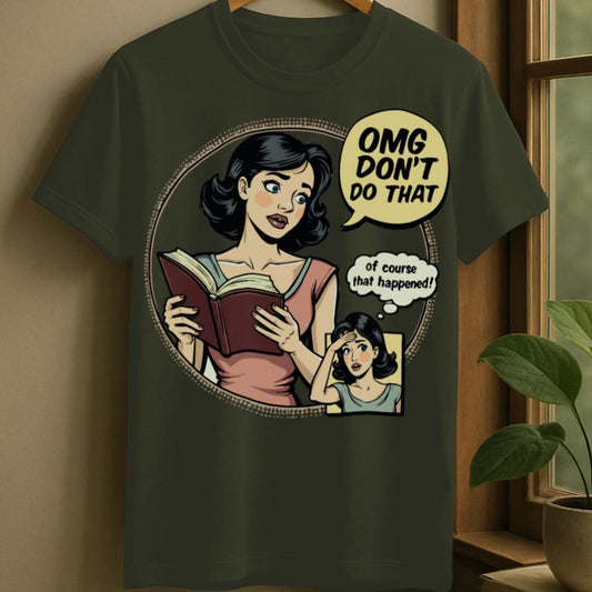 Military Green / S Reading shock t-shirt