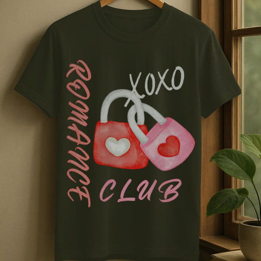 Military Green / S Romance club t-shirt