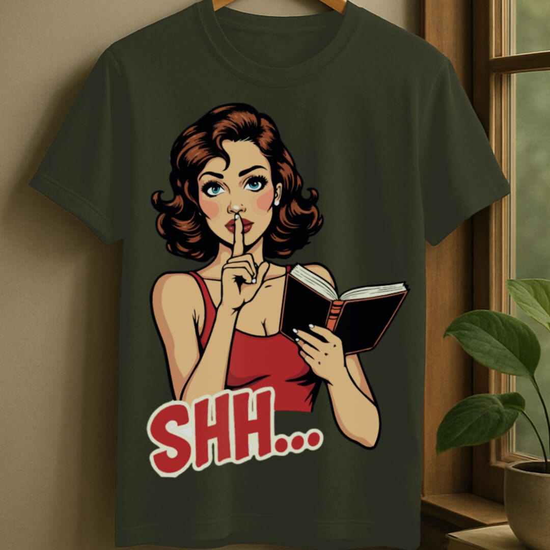 Military Green / S Shh t-shirt