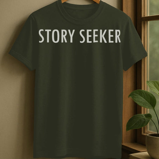 Military Green / S Story seeker t-shirt