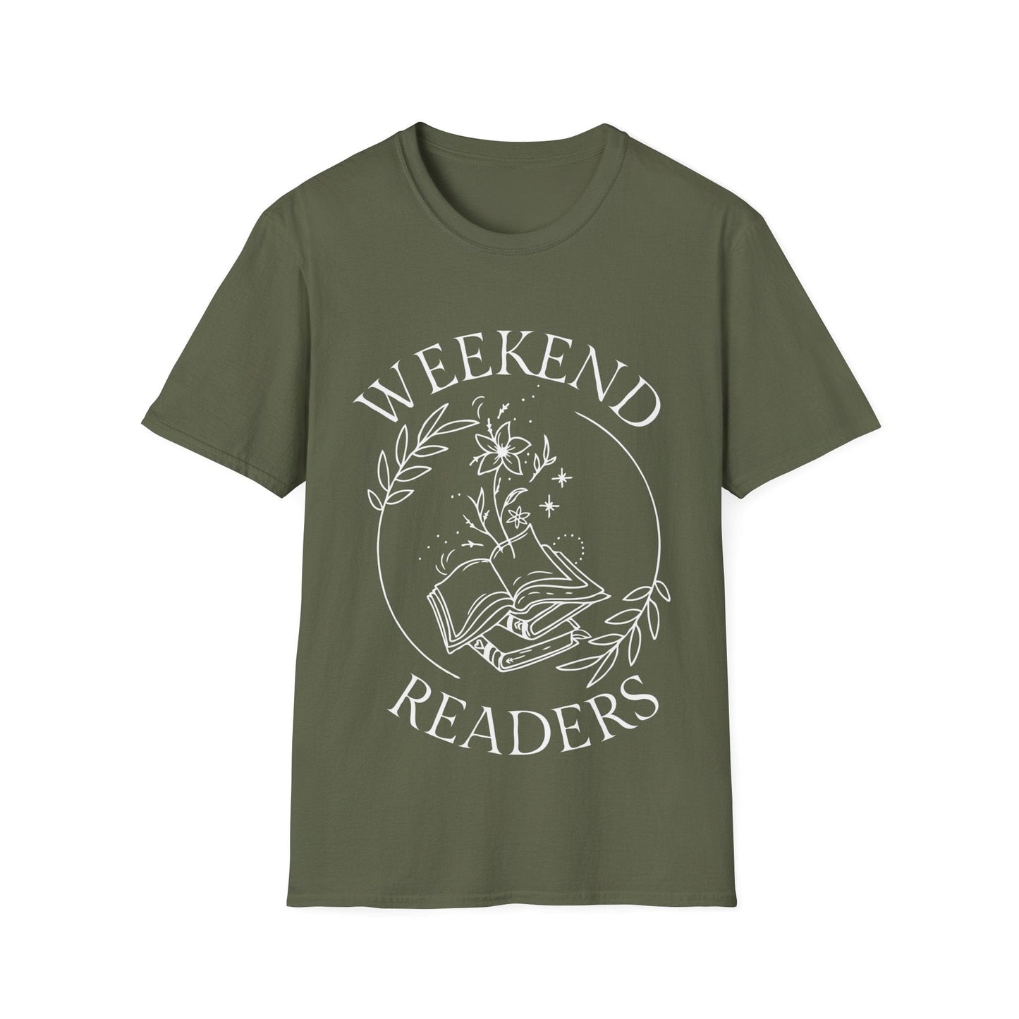 Military Green / S Weekend reader t-shirt