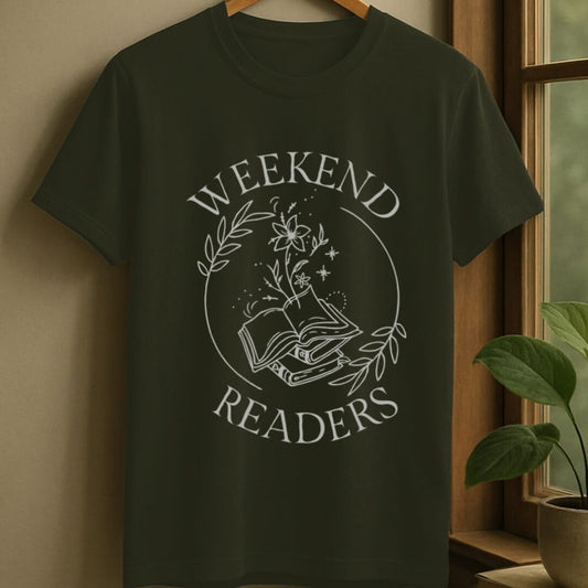 Military Green / S Weekend reader t-shirt