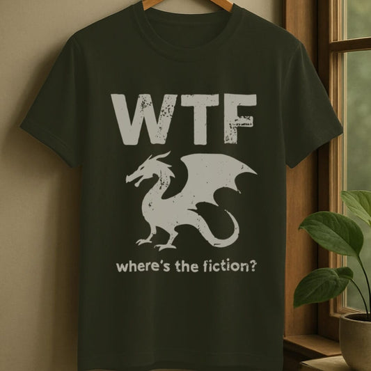 Military Green / S Where's the fiction t-shirt