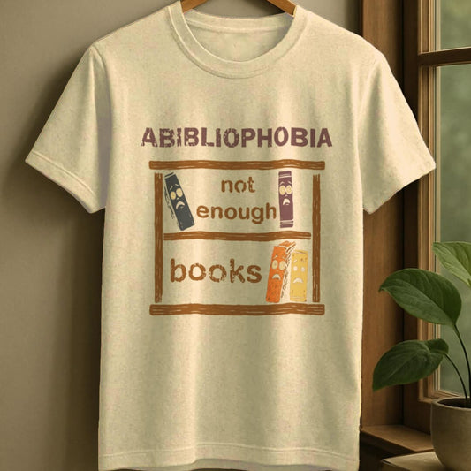 Natural / S Abibliophobia t-shirt