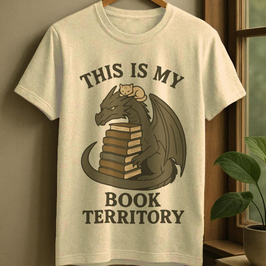 Natural / S Book territory t-shirt