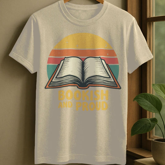 Natural / S Bookish pride t-shirt