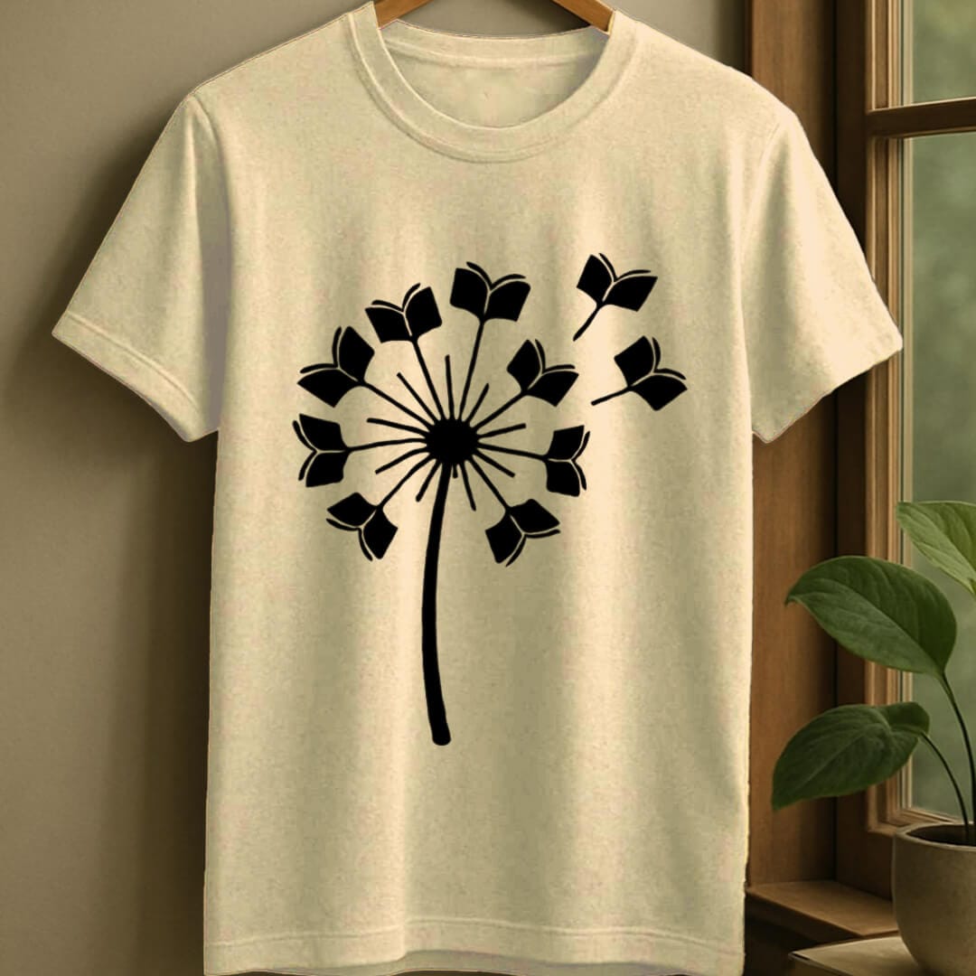 Natural / S Dandelion t-shirt