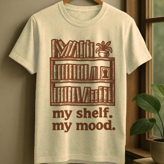 Natural / S My shelf, my mood t-shirt