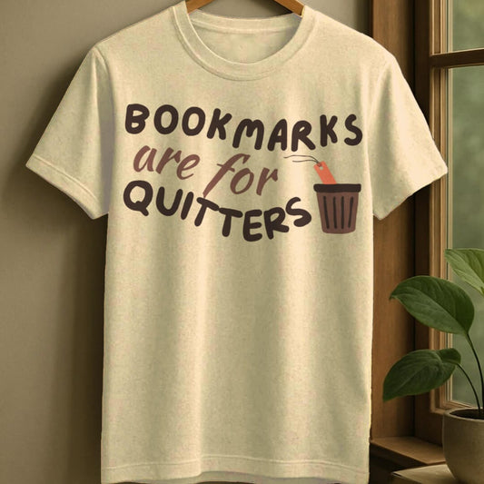 Natural / S Not a quitter t-shirt