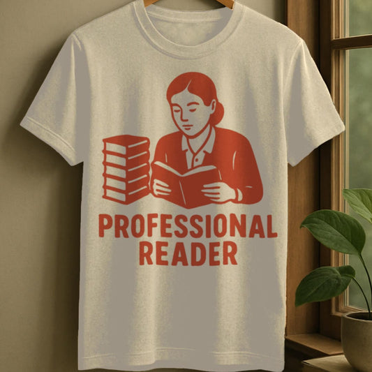 Natural / S Professional reader t-shirt