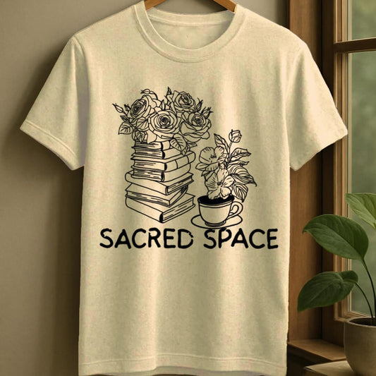 Natural / S Sacred space t-shirt