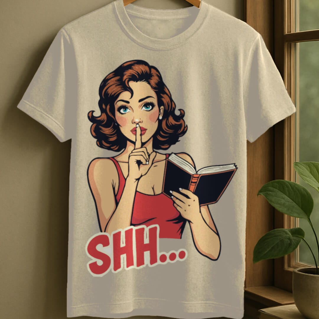 Natural / S Shh t-shirt