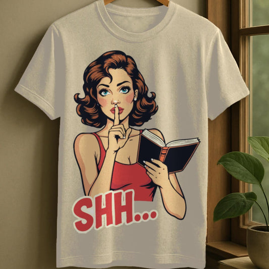 Natural / S Shh t-shirt