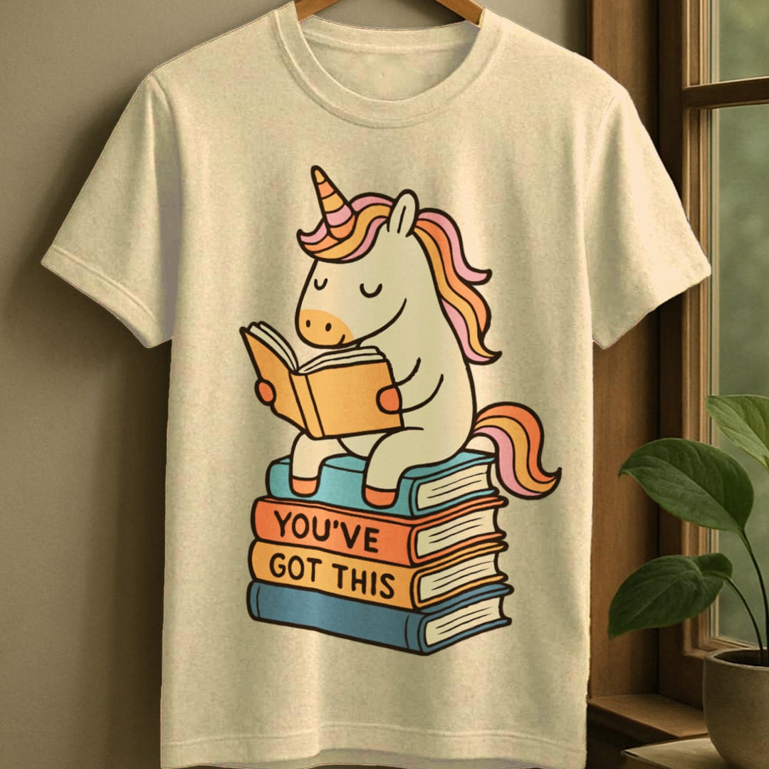 Natural / S Unicorn you've got this t-shirt