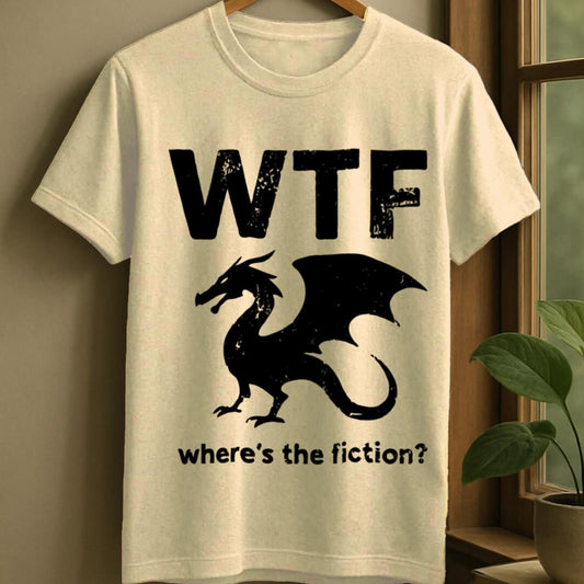 Natural / S Where's the fiction t-shirt