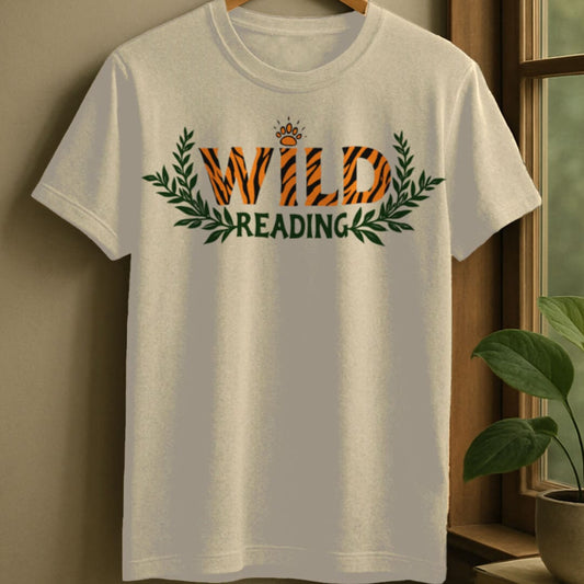 Natural / S Wild reading t-shirt